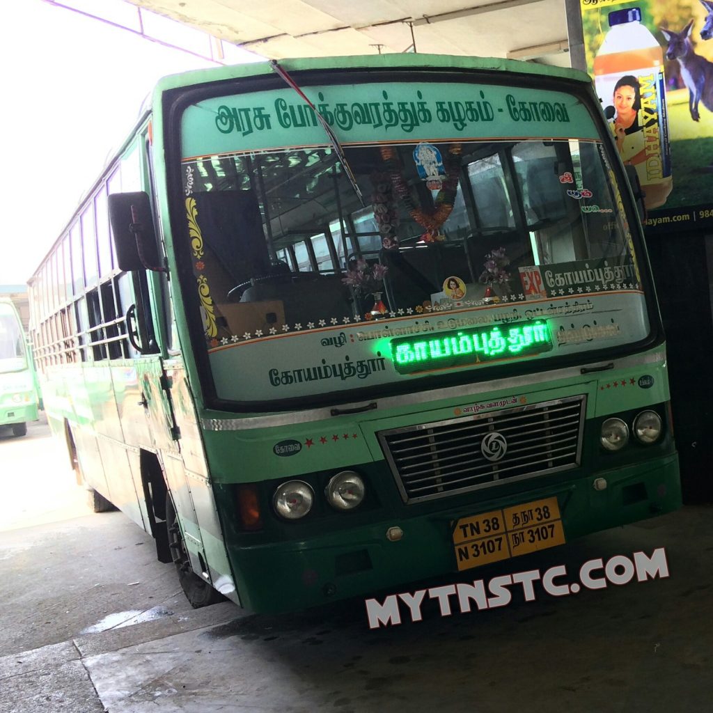 Coimbatore to Chennai TNSTC 