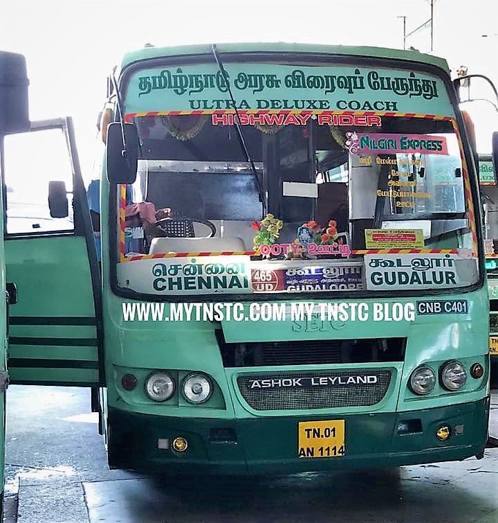Chennai Gudalur SETC Bus Service