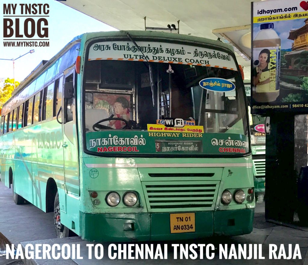 TNSTC Nagercoil To Chennai Free 4G Wifi Ultra Deluxe 555 UD Nanjil Raja