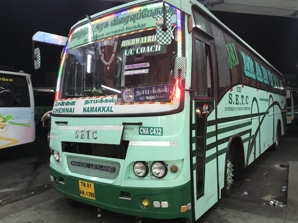 Chennai To Namakkal AC Coach by SETC 425 UD TNSTC BLOG