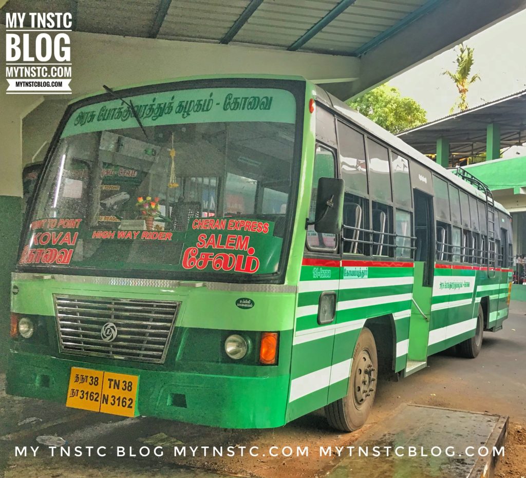 Coimbatore To Hosur TNSTC Bus Timings via Salem