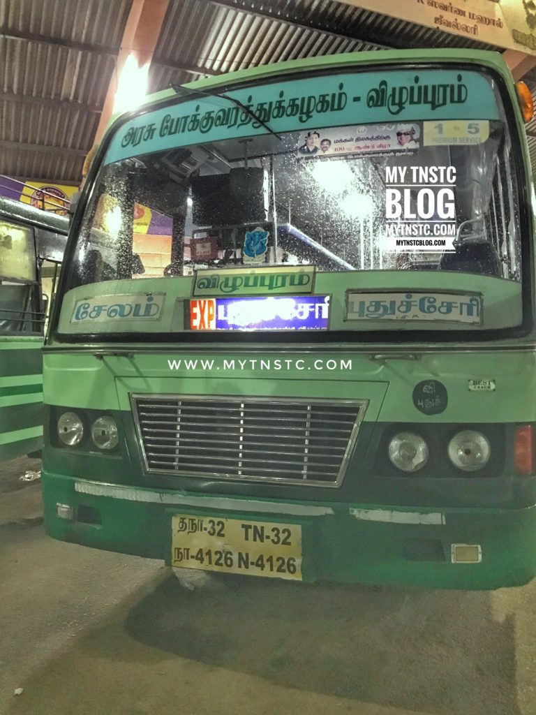 Salem to Pondicherry TNSTC Bus Timings