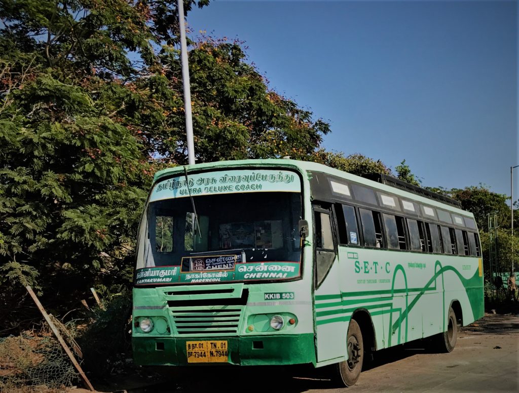 SETC Bus Timings From Velankanni to Kottarakara