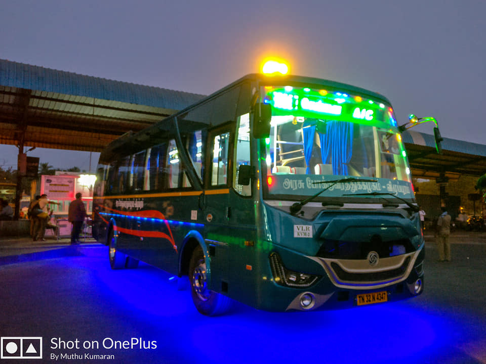 TNSTC SETC 3 2 Seater AC Ashok Leyland Vellore Tiruvanamalai Chennai 4