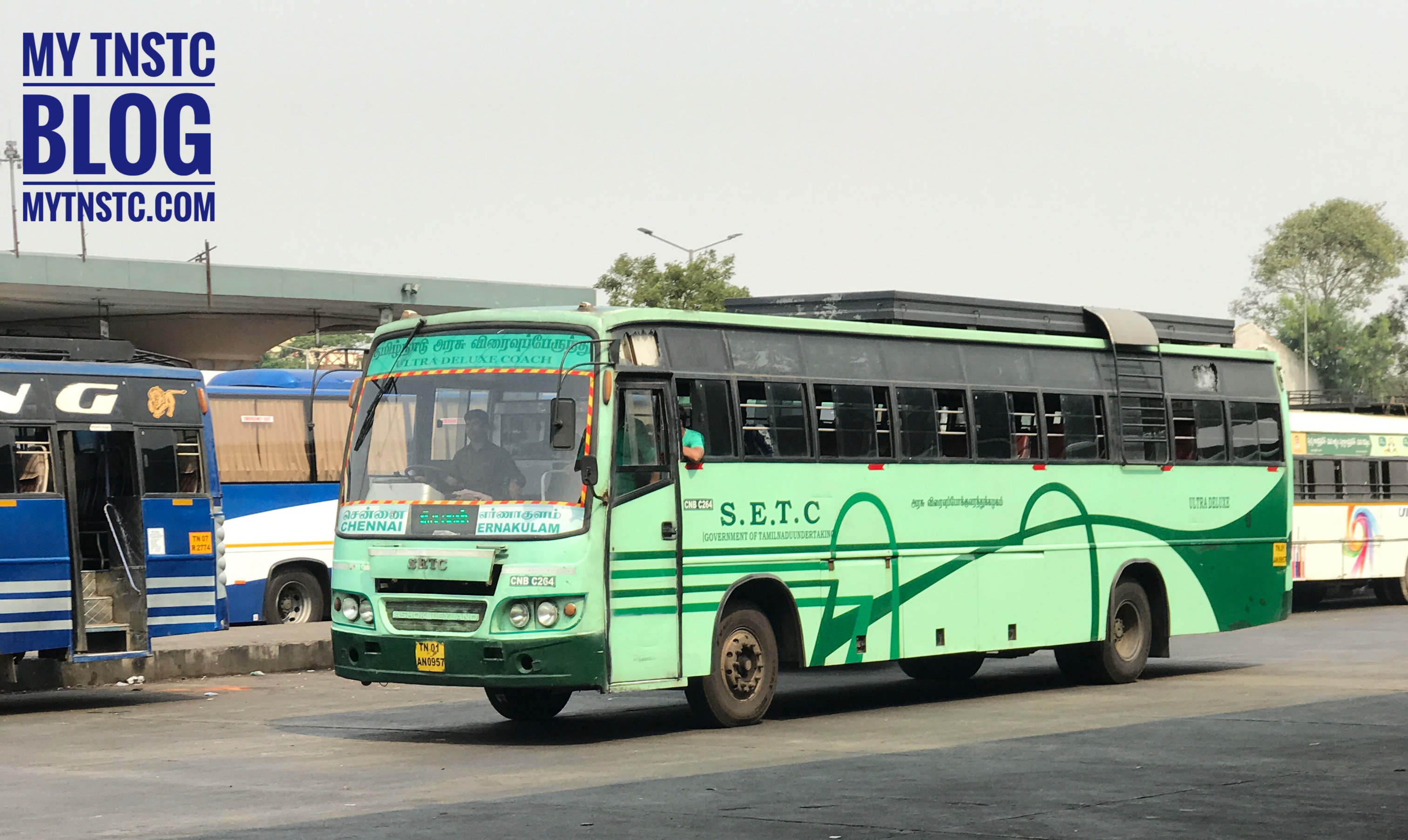 SETC Chennai To Changanassery via Kottayam Bus Service Ticket Timing H768