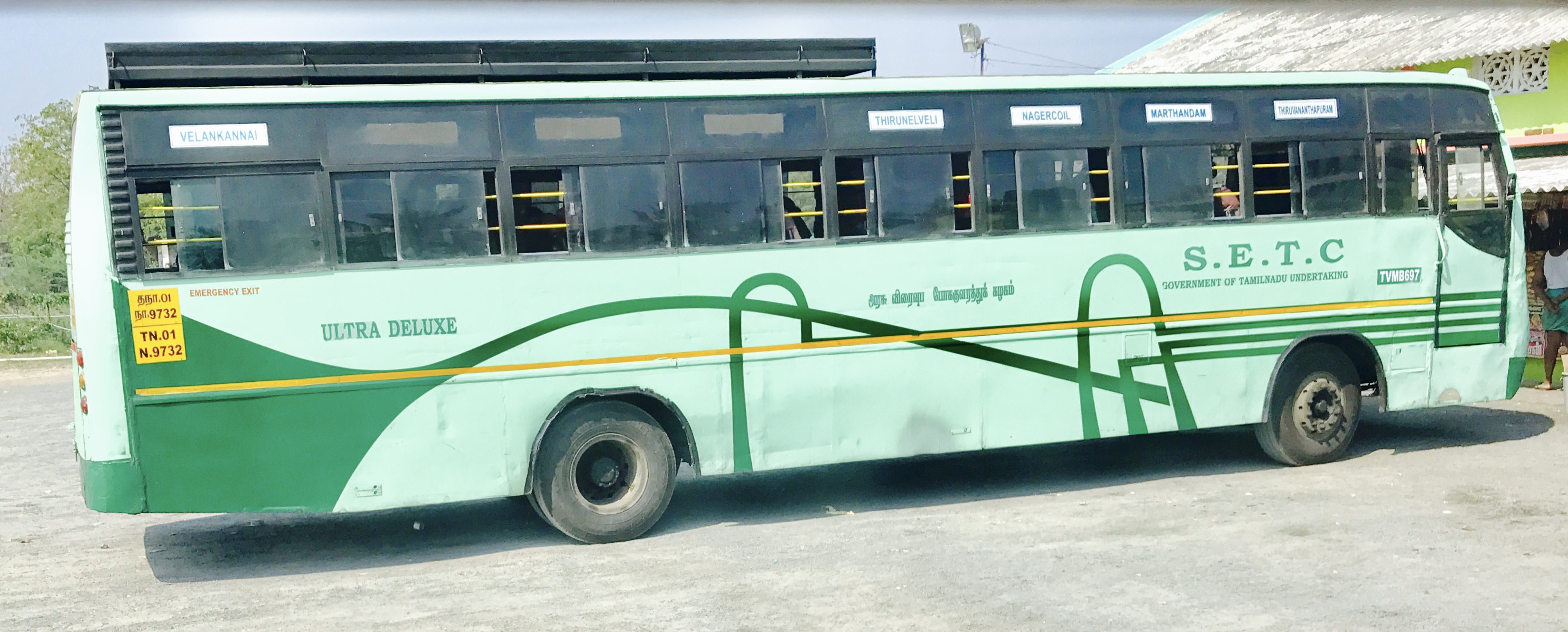 Velankanni To Trivandrum and Trivandrum To Velankanni Bus Service 771UD
