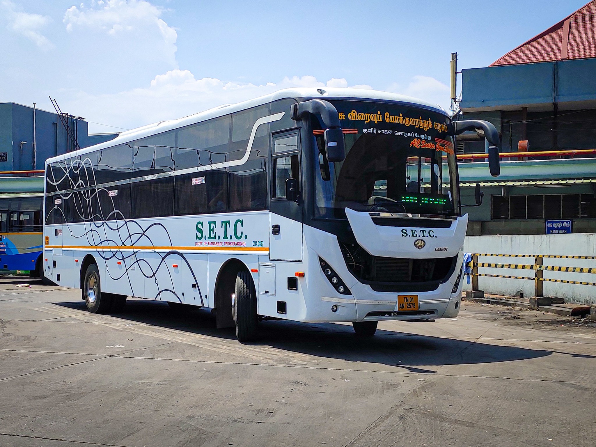 Velankanni To Chennai SETC AC Seater Cum Sleeper Bus Service Timings