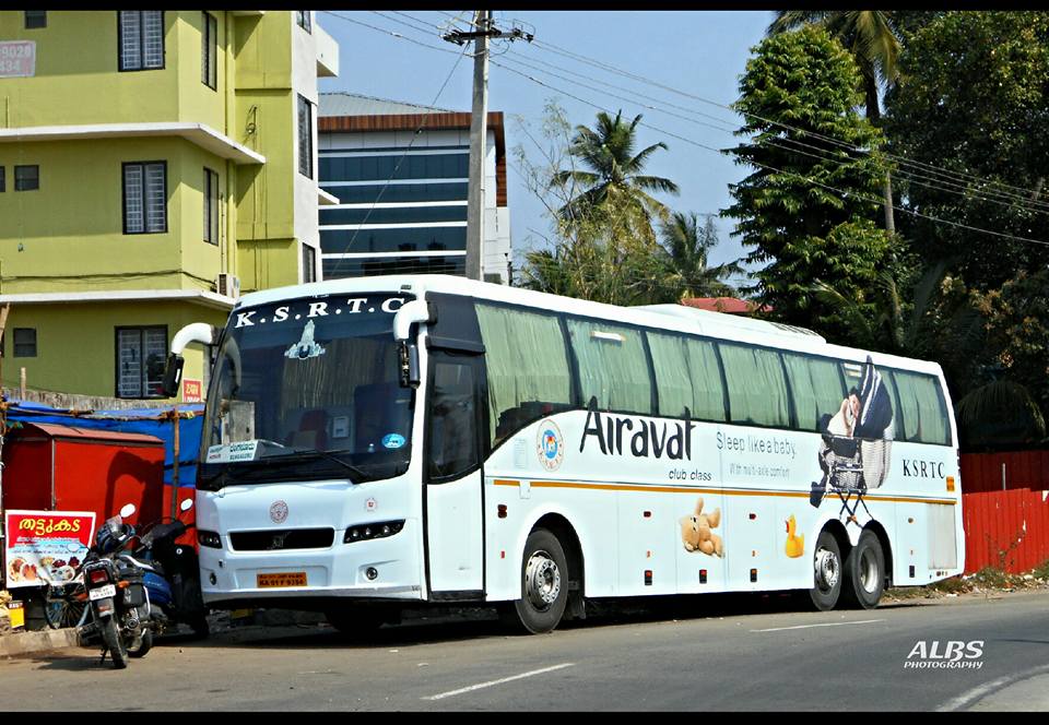 Bangalore To Palakkad KSRTC Airavat Club Class Onam Special Bus Service