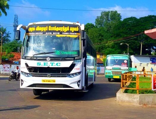 Chennai To Thanjavur Non AC Seater Cum Sleeper Bus Service Timings September 2020