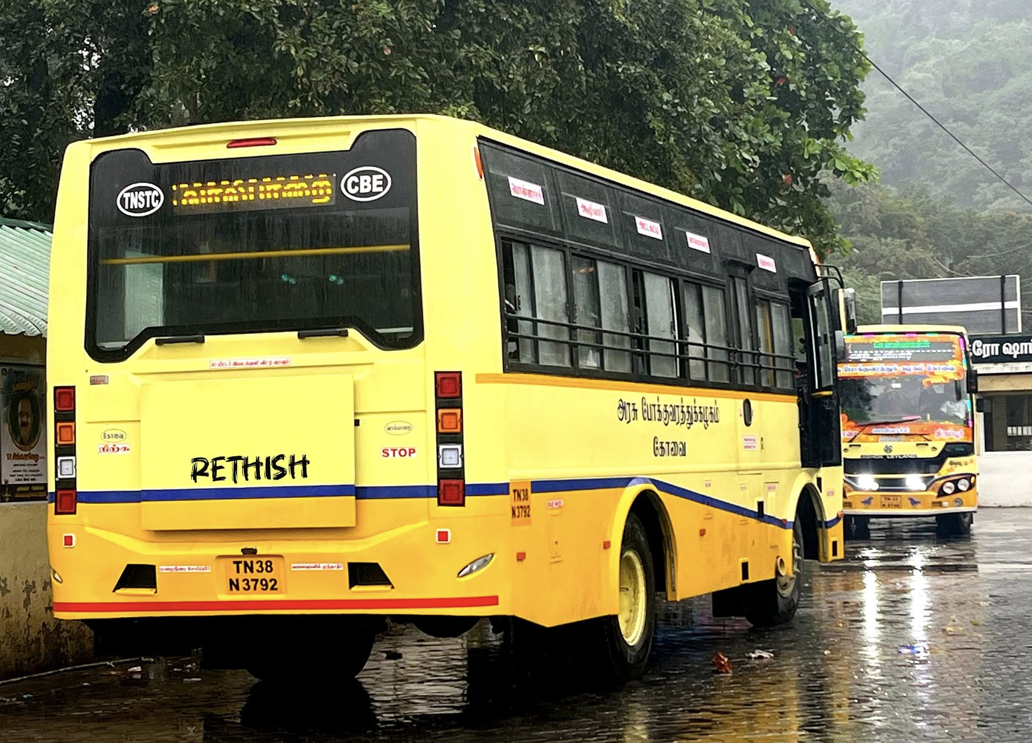 TNSTC non AC Bus service timings from Valparai to Pollachi via Iyerpadi, Kavarakal, Rottikadai, Attakatti, Aliyar View Point, Monkey Falls, Aliyar Dam, Angalakurichi, Kottur bypass, Samathur