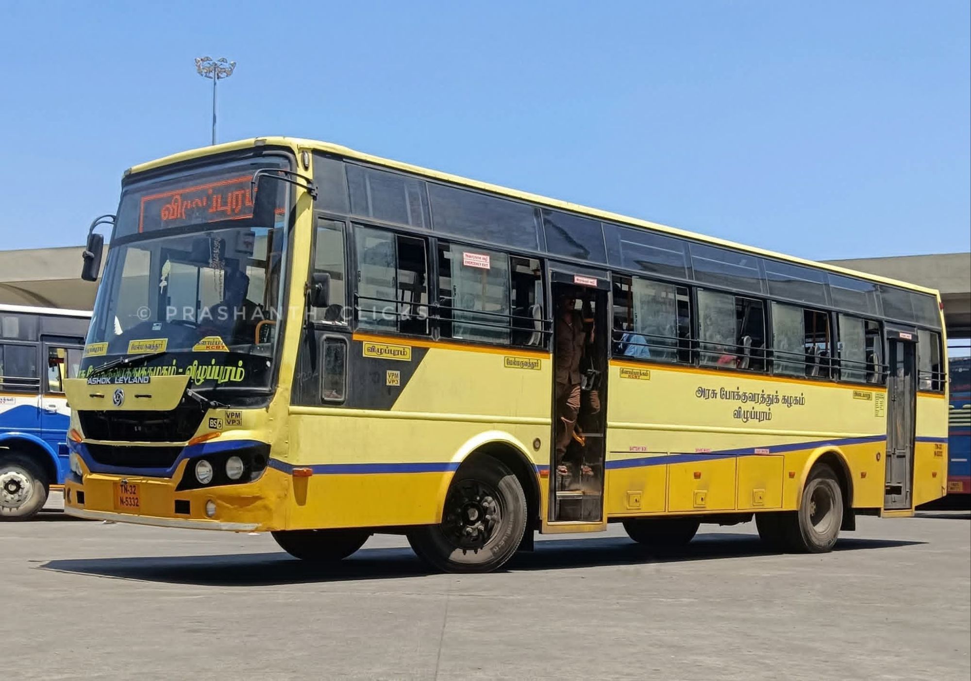 Adyar to Viluppuram TNSTC NON AC BUS Service Timings